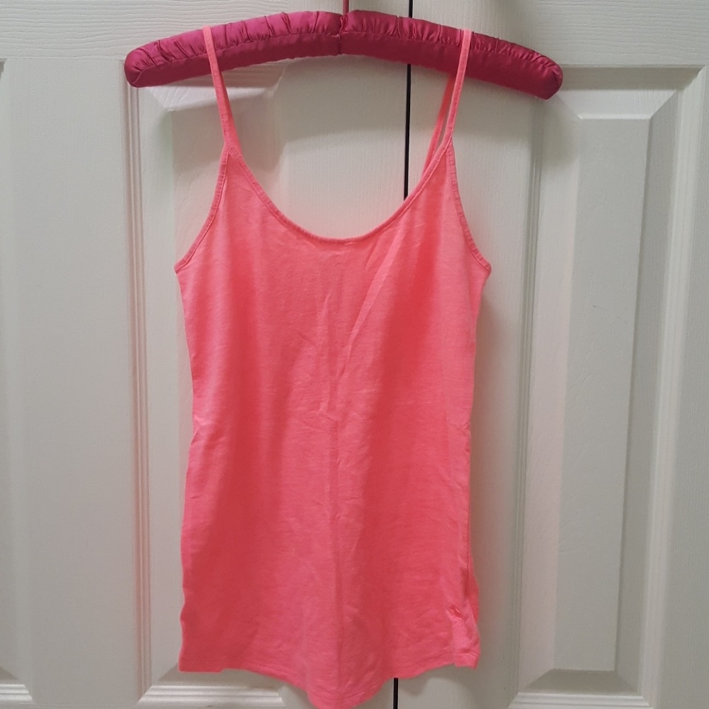 Victoria's Secret PINK Basic Coral Tank Top